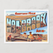 Holbrook，アリゾナ州ヴィンテージ大文字葉書 ポストカード (正面)