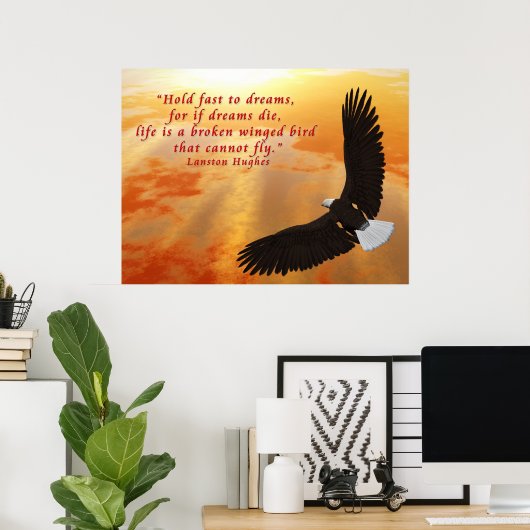 Hold Fast to Dreams ポスター (ホームオフィス)