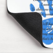 Hold My Hand Daddy Posal from Toddler PHOTO Gift マウスパッド (コーナー)