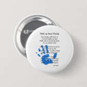 Hold My Hand Daddy Posal from Toddler PHOTO Gift 缶バッジ (正面&裏面)
