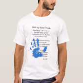 Hold My Hand Daddy Posal from Toddler PHOTO Gift Tシャツ (正面)