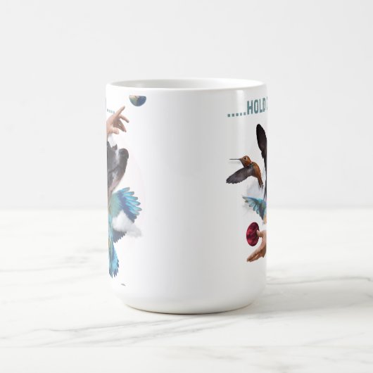 Hold ON コーヒーマグカップ (中央)