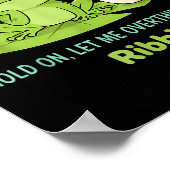 Hold On Let Me Overthink This Frog Ribbit  ポスター (角)