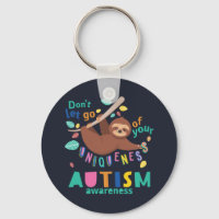Hold On To Your Uniqueness Sloth Autism Awareness