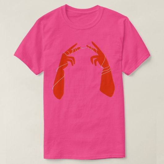 Hold Onto Each Other Terracotta and Gossamer Hands Tシャツ (デザイン正面)