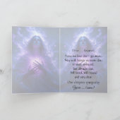 Hold your heart forever, I lost you, sympathy カード (内部)