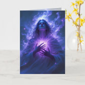 Hold your heart forever, I lost you, sympathy カード (黄色い花)