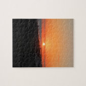 HoldenのビーチNCのビーチの日没 ジグソーパズル (横)