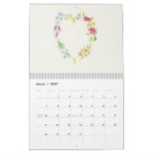 Holdidayの挨拶 カレンダー (3月 2027)