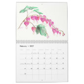 Holdidayの挨拶 カレンダー (2月 2027)