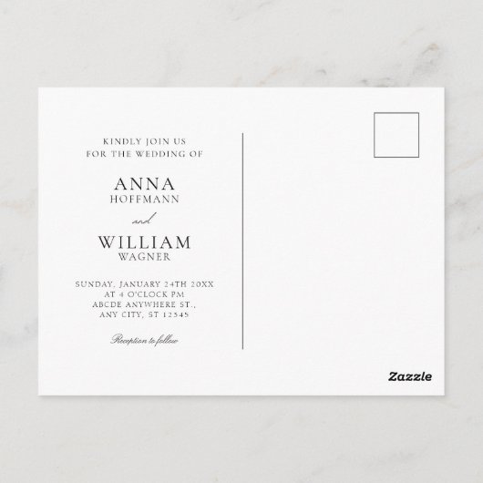 Holding hand commitment photo romance wedding ポストカード (裏面)