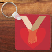 Holding Hands キーホルダー (正面)