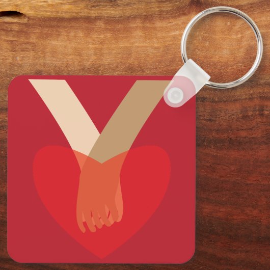 Holding Hands キーホルダー (裏面)