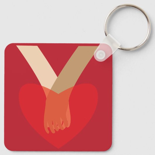 Holding Hands キーホルダー (裏面)