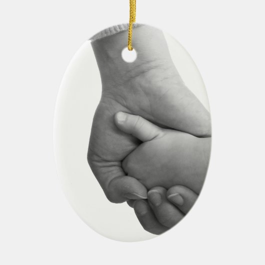 holding hands セラミックオーナメント (正面)