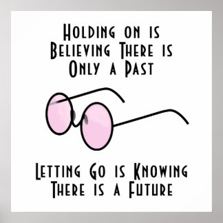 Holding on is 信じ's There is only a過去 ポスター