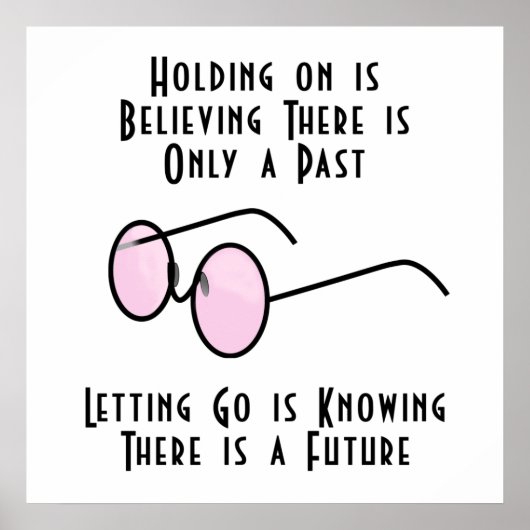 Holding on is 信じ's There is only a過去 ポスター (正面)