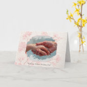 Holding Others, Holding On – Pink Ribbon Caregiver カード (黄色い花)