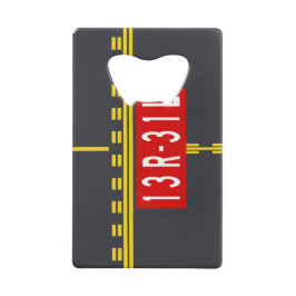 Holding Point Marking 13R-31L クレジットカード栓抜き