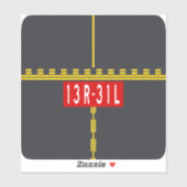 Holding Point Marking 13R-31L シール (シート)