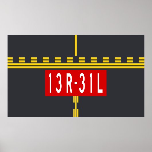 Holding Point Marking 13R-31L ポスター (正面)