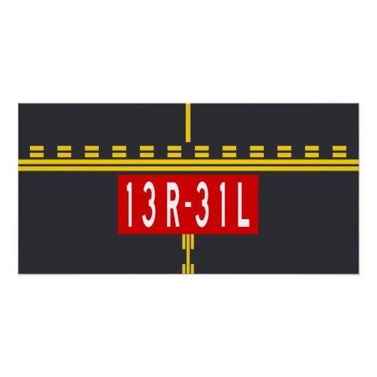 Holding Point Marking 13R-31L ポスター (正面)