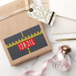 Holding Point Marking 13R-31L 長方形シール