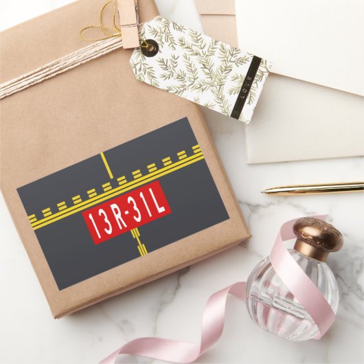 Holding Point Marking 13R-31L 長方形シール (ギフト)