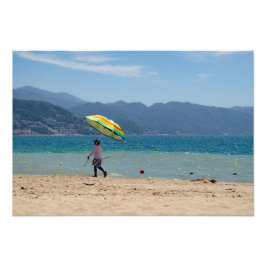 Holding Shade on theビーチ フォトプリント