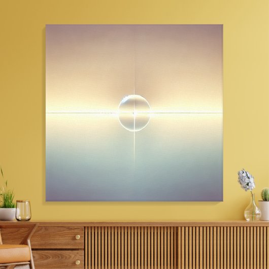 Holding The Line キャンバスプリント (インサイチュ (リビング))