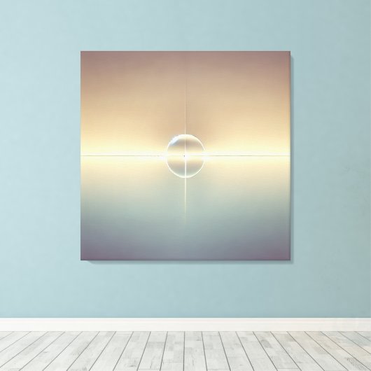 Holding The Line キャンバスプリント (インサイチュ (ウッドフロア))