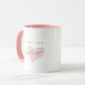 Holding You In My Heart Mug マグカップ (正面左)
