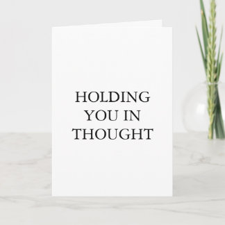 Holding You in Thought – Minimalist Sympathy Card  カード
