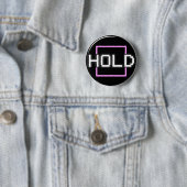 HoldSquareのロゴのバッジ 缶バッジ (インサイチュ)