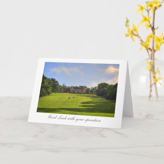 Hole Home - Good Luck with your surgery カード (黄色い花)