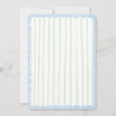 Hole in One 1st Birthday 招待状 (裏面)