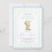 Hole in One 1st Birthday 招待状 (正面)