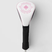 Hole in One Award Keepsake Pink ゴルフヘッドカバー (正面)