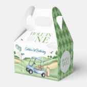 Hole In One Boy Golf First Birthday Par-Tee フェイバーボックス (裏面サイド)