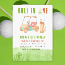 Hole In One First Birthday Party