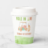 Hole In One First Birthday Party 紙コップ (裏面)