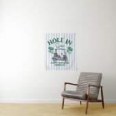Hole in One First Birthday Party Banner Golf 1st  タペストリー (インサイチュ)