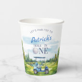 Hole In One Golf 1st Birthday  紙コップ (裏面)