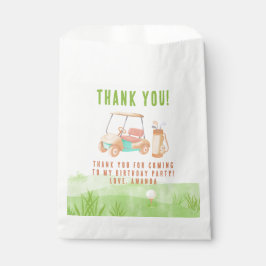 Hole In One Golf First Birthday Thank you フェイバーバッグ
