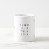 Hole In One Golf Gift for Him Minimal Keepsake コーヒーマグカップ (中央)