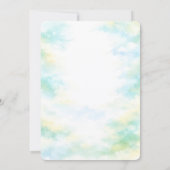 Hole In One Golf Party 1st First Birthday 招待状 (裏面)