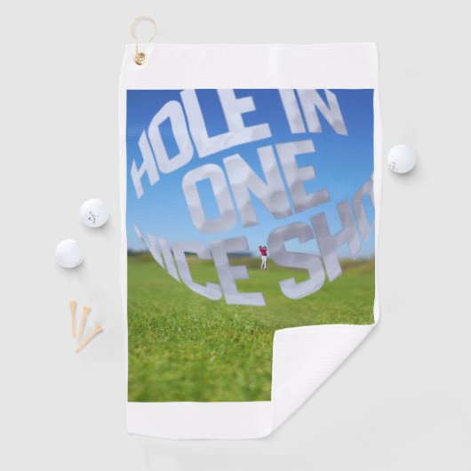 Hole In One Nice Shot Golf Towel ゴルフタオル (インサイチュ)