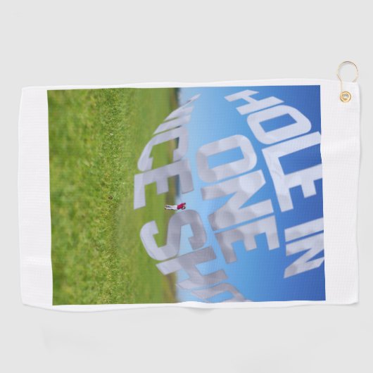 Hole In One Nice Shot Golf Towel ゴルフタオル (横)
