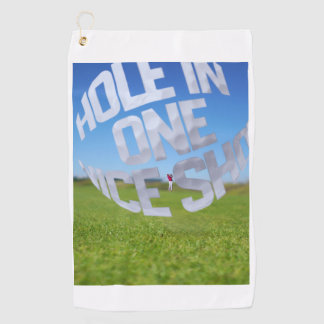 Hole In One Nice Shot Golf Towel ゴルフタオル