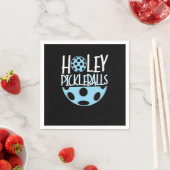 Holey Pickleball Paddle Sports Net Racquet Crossco スタンダードカクテルナプキン (インサイチュ)